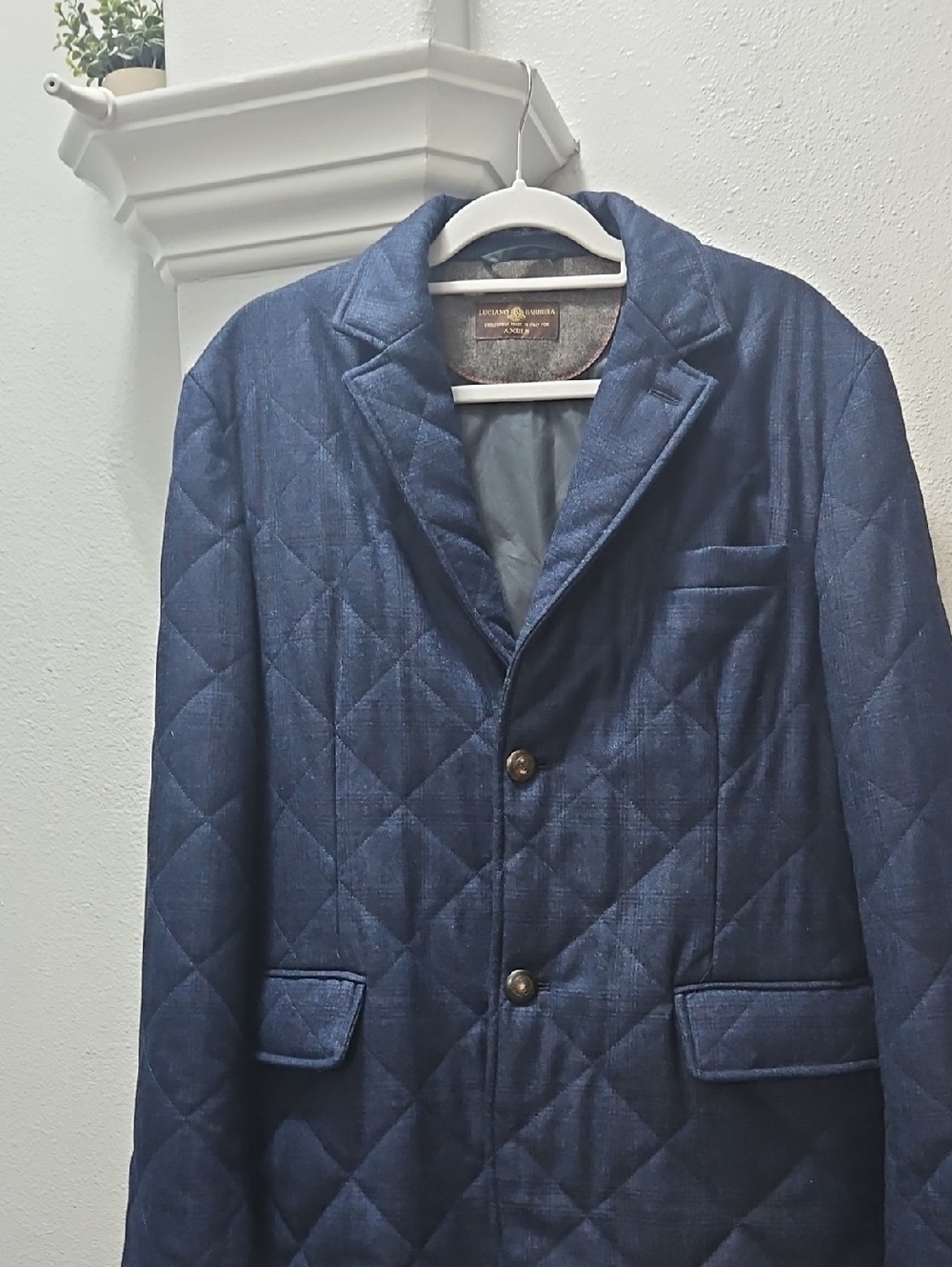 Luciano Barbera Navy BLUE Jacket